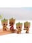 4pcs/set Marvel Guardians Of The Galaxy Avengers Tiny Groot Cute Baby Tree Man Model Figure Toys 5cm (Yurt Dışından) 1