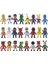 24PCS/BOX Cartoon Game Stumble Fall Guys Action Figures Pvc Model Statue Multiplayer Challenge Types Anime Collection Kids Gifts (Yurt Dışından) 1