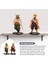 Simyron Anime Figure Inosuke Action Figure Cool Anime Statue Cartoon Pvc Anime Figures Q Version Collectibles Model Ornaments 2 Pieces (Yurt Dışından) 4