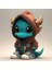Halloween Dragon Boy Resin Halloween Car Office Home Decoration Clollectible Action Figures Toys 13CM (Yurt Dışından) 3