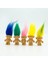 5pcs/lot Funny Trolls Dolls Anime Action Figure Colorful Hair Family Members Models Kids Toys For Children Gift Nostalgic Adult (Yurt Dışından) 4