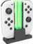 Şarj Ünitesi Nintendo Switch For Joy Con ve OLED Model Kontrol Cihazı ile Uyumlu, Elektrik Direği LED Göstergesi ile Uyumlu Şarj Aleti Standı Istasyonu Joy Cons ile Uyuml (Yurt Dışından) 1