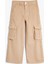 Kargo Kot Pantolon Bol Paça Pamuklu - Wide Leg Jean 1