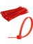 Kablo Bağı Kırmızı 20 cm 3.6 mm Plastik Cırt Kelepçe Naylon (100 Adet) Jameson JKB-3620K 1