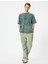 Oversize T-Shirt Yıkamalı Bisiklet Yaka Kısa Kollu 2