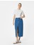 Oversize T-Shirt Soluk Efektli Kısa Kollu Bisiklet Yaka Pamuklu 1