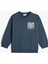 Sweatshirt Arkası Baskılı Slogan Temalı Uzun Kollu 1