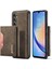 Samsung Galaxy A34 5g Çıkarılabilir Manyetik Telefon Kasası Pu Deri Kaplı Pc+Tpu Cüzdan ile Kickstand Coffee Telefon Kılıfı (Yurt Dışından) 1