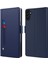 Samsung Galaxy A34 5g Için Pu Deri+Tpu Stand Kart Tutucu Ayna Tamı Telefon Si Telefon Kılıfı (Yurt Dışından) 1