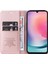 Samsung Galaxy A24 Için 4g Pu Deri Flip Cüzdan Stand-Rose Gold Telefon Kılıfı (Yurt Dışından) 2