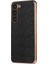 Samsung Galaxy S23 Için Nano Elektrokaplatma Cowhide Deri Kaplama Tpu+Pc Alt Case Black Telefon Kılıfı (Yurt Dışından) 2