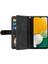 Samsung Galaxy A25 Için 5g 9 Kart Yuvaları Koruyucu Zipper Cep Pu Deri Telefon Kabuk Black Telefon Kılıfı (Yurt Dışından) 2