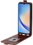 Samsung Galaxy A24 4g Dikey Flip Kart Tutucu Çılgın At Doku Pu Deri Kullanıcı Telefon Kılıfı (Yurt Dışından) 2