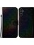 Samsung Galaxy A24 Için 4g Pu Deri Flip Cüzdan Göz Kamaştırıcı Çiçek Desen Standı Folio Black Telefon Kılıfı (Yurt Dışından) 1