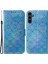 Samsung Galaxy A24 Için 4g Pu Deri Flip Cüzdan Telefon Göz Kamarlayan Çiçek Desen Stand Folio Si Telefon Kılıfı (Yurt Dışından) 1