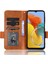 Samsung Galaxy Için M54 5G/F54 5g Pu Deri Cüzdan Baskılı Üçgen Stand-Brown Telefon Kılıfı (Yurt Dışından) 2