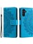 Samsung Galaxy A24 Için 4g Pu Deri Cüzdan Baskılı Mandala Çiçek Desen Stand Si Telefon Kılıfı (Yurt Dışından) 1
