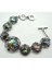 No.1 Moda Doğal Legering Vintage Zilveren Etnische Stijl Antieke Kuvars Kristal Çekicilik Abalone Shell Takı Yapımı Mücevher Kol Bandı (Yurt Dışından) 1
