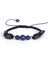 Lipis Lazuli El Yapımı Şifa Kaba Turmalin Yarı Değerli Mineral Taş Boncuk Charm Knot Ayarlanabilir Makrome Bilezikler Unisex Kadın Adam (Yurt Dışından) 1