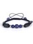Labradorit Şifa Kaba Siyah Turmalin Yarı Değerli Mineral Taş Boncuklar Koyu Mavi Lapis Lazuli Charm Makrome Bilezik Unisex Hediye (Yurt Dışından) 4