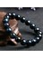 8mm Tarzı Obsidyen Doğal Kristal Boncuk Obsidyen Bilezik Homme Erkekler Için Inci Reiki Şifa Pembe Çift Takı Ahşap Boncuk Tohum Accessorl Hediye (Yurt Dışından) 3