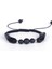 Mat Akik Şifa Kaba Turmalin Yarı Değerli Mineral Taş Boncuk Charm Beyaz Howlite Unisex Kadınlar Için Ayarlanabilir Makrome Bilezik Adam (Yurt Dışından) 1