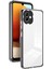 Samsung Galaxy A04 4g (164.4 x 76.3 x 9.1 Mm) Için Çizik Anti Telefon Kasası 3'ü 1 Arada Tpu Arka Plaka+Pc Kamera Koruma Halkası Hibrid -Black Telefon Kılıfı (Yurt Dışından) 1