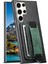 Samsung Galaxy S23 Ultra Kart Tutucu Deri Kaplamalı Pc+Tpu Kickstand Case ile El Kayış- ile Suteni H13 Telefon Kılıfı (Yurt Dışından) 1