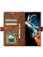 Galaxy S23 Ultra Fantasy Serisi Anti-Fall Phone Cover Cilt Dostu Deri Deri Stand Cüzdan Cep Telefonu Case-Brown Telefon Kılıfı (Yurt Dışından) 2