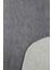 (80 x 50 cm - 50 x 40 cm) 2'li Gri Peluş Post Yumuşak Yıkanabilir Banyo Halısı Klozet Takımı 3