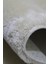 (80 x 50 cm - 50 x 40 cm) 2'li Bej Peluş Post Yumuşak Yıkanabilir Banyo Halısı Klozet Takımı 4