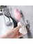Beyaz Stil 1 Takım Ev Manyetik Sabunluk Tırnaksız Sabunluk Banyo Traceless Emme Sabunluk Duvara Monte Sabun Drenaj Rafı (Yurt Dışından) 3