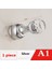 A3 - 4 Parça Stili 2019 Modern Kristal Siyah Havlu Kanca Duvara Monte Elbise Askısı Banyo Bez Kanca Anahtar Çanta Şapka Askısı Bornoz Kanca 5 Renk (Yurt Dışından) 5