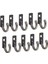 5pcs Gümüş Tarzı Gle Prong Kanca Mze Duvara Monte Retro Elbise Askısı Mont Şapka Havlu Anahtar (Yurt Dışından) 2