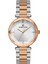 Kesme Camlı Çelik Bilezik Rose Gold/metalik Kadın Kol Saati - Zirkon Taşlı Bileklik Hediyeli 3