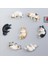 No.6 Tarzı Buzdolabı Mıknatısı Tembel Kedi Mesaj Fotoğraf Duvar Sticker Yaratıcı Sevimli Uyku Kedi Ev Dekorasyon Aksesuarları (Yurt Dışından) 4