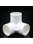3 Yol Stili Iç ÇAP.32MM Nuonuowell Beyaz Pvc Boru Ek Parçaları Düz ​​dirsek Katı Eşit Tee Konnektörler Plastik Ortak Su Parçaları Pvc Yolları Dıy Raf (Yurt Dışından) 1