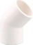 45 Derece Dirsek Stili Kimlik 20MM mm Beyaz Pvc Boru Ek Parçaları Düz ​​dirsek Tee Çapraz Bağlayıcı Su Borusu Adaptör Yolları Eklemler (Yurt Dışından) 1