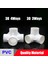 Tişört Stili Iç ÇAP.25MM Nuonuowell Beyaz Pvc Boru Ek Parçaları Düz ​​dirsek Katı Eşit Tee Konnektörler Plastik Ortak Su Parçaları Pvc Yolları Dıy Raf (Yurt Dışından) 3
