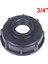 B Tarzı Dayanıklı Ibc Tank Ek Parçaları S60X6 Kaba Dişli Kapak 60MM Dişi Dişli ", ", 1 "adaptör Konnektörüne (Yurt Dışından) 2