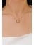 Kare Çerçeve Kolye 14 Ayar A033877 1