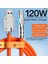 120W 6A Süper Hızlı Şarj C Tipi Sıvı Silikon Kablo Akıllı Telefon Için Hızlı USB Kablosu Piksel Kalın Veri Hattı, Turuncu 1.5m (Yurt Dışından) 1