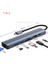 7ın1 Type C Hub USB 3.0 Çok Bağlantı Noktalı Splitter Adaptörü, Compute Pc Aksesuarları Için Pd Bağlantı Noktalı Kart Okuyucu (Yurt Dışından) 4