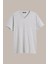 Erkek Çok Renkli T- Shirt Regular Fit Rahat Kesim V Yaka 4'lü Basic Tişört Paketi 2