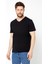 mmetalic Metalıc  Erkek Çok Renkli T- Shirt Regular Fit Rahat Kesim V Yaka 5'li Basic Tişört Paketi 6