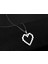 Pixel Kalp Heart Kolye Unisex Gümüş Renk 1