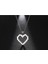 Pixel Kalp Heart Kolye Unisex Gümüş Renk 2
