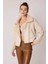 Içi Suni Kürklü Süet Crop Biker Ceket 1