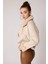 Içi Suni Kürklü Süet Crop Biker Ceket 4