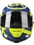Güneş Vizörlü Çift Kabuk Full Face Lazer Rafale Kask 3